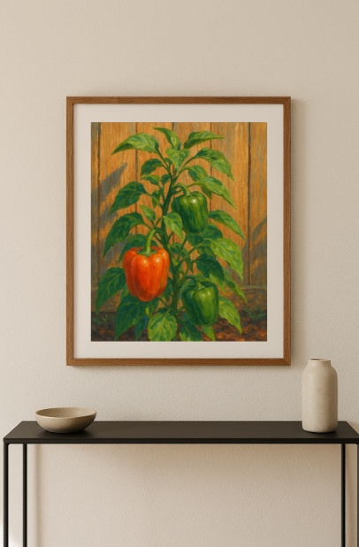 Backyard Garden Wall Art Bundle – Vertical Vegetable Prints