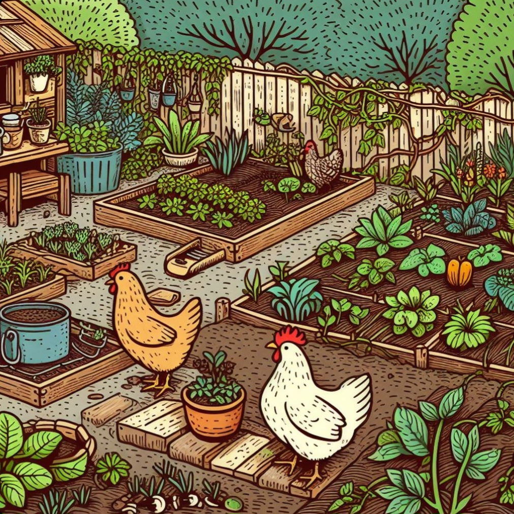 Integrating Chickens into Permaculture System – The Backyard Farms