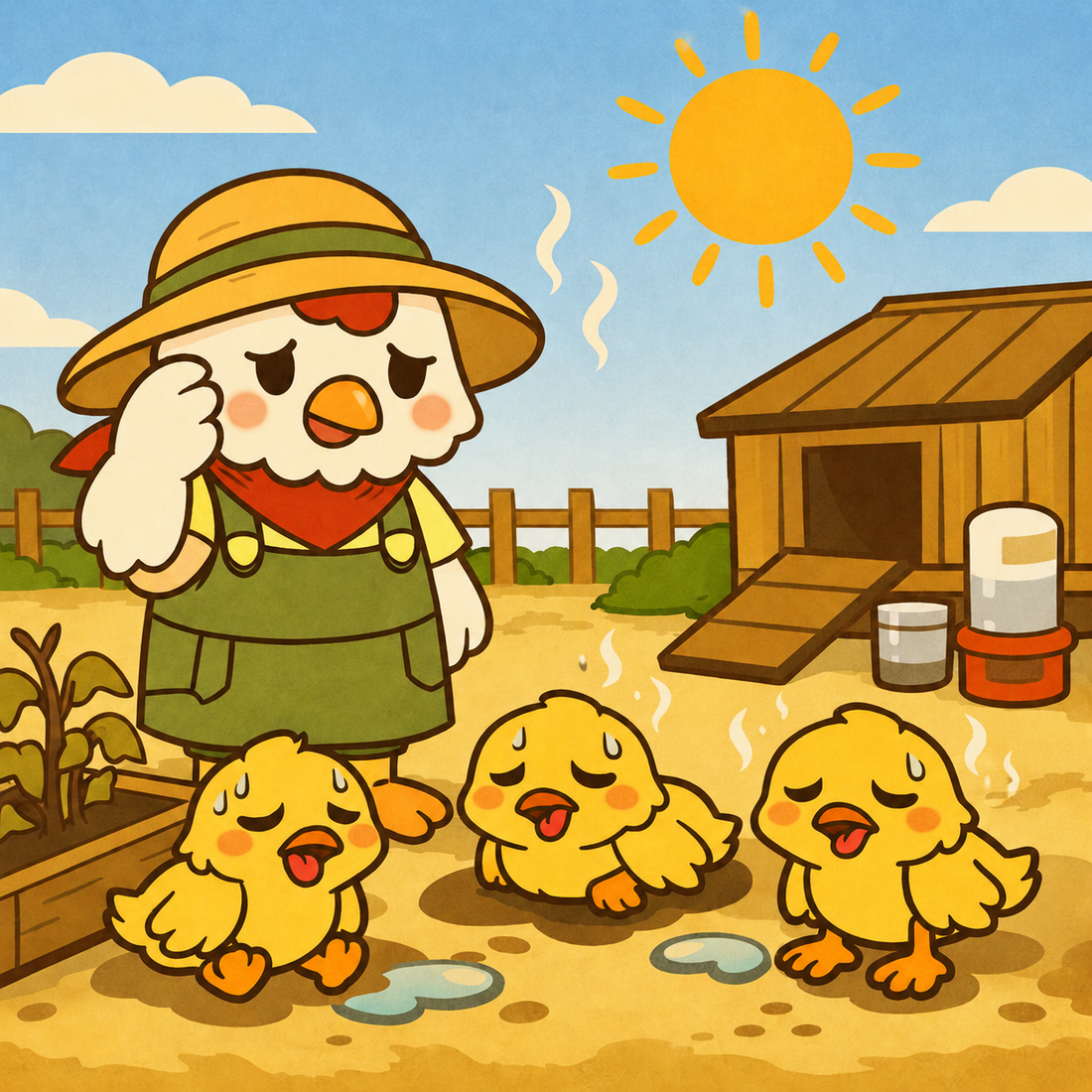 How to Keep Backyard Chickens Cool in Extreme Heat