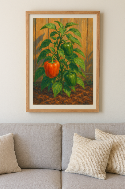 Backyard Garden Wall Art Bundle – Vertical Vegetable Prints