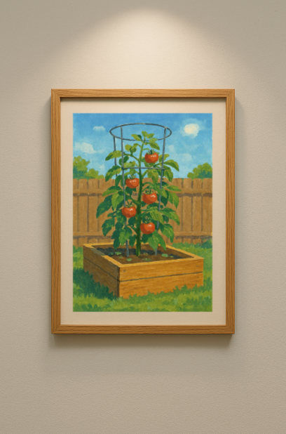 Backyard Garden Wall Art Bundle – Vertical Vegetable Prints