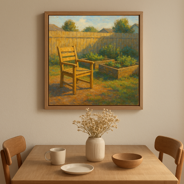 Patio & Garden Corners Wall Art Bundle – Square Modern Farmhouse Garden Prints