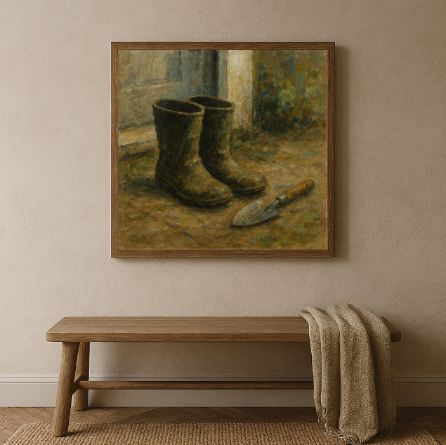 Patio & Garden Corners Wall Art Bundle – Square Modern Farmhouse Garden Prints